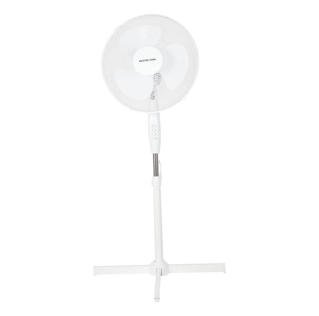 16 Inch 3-Speed Oscillating Pedestal Fan White W421