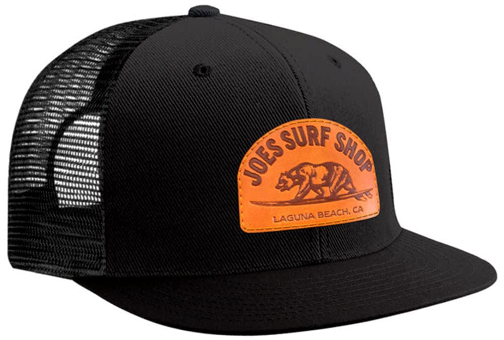 Surfing Bear Flat Bill Snapback Trucker Hat U482708