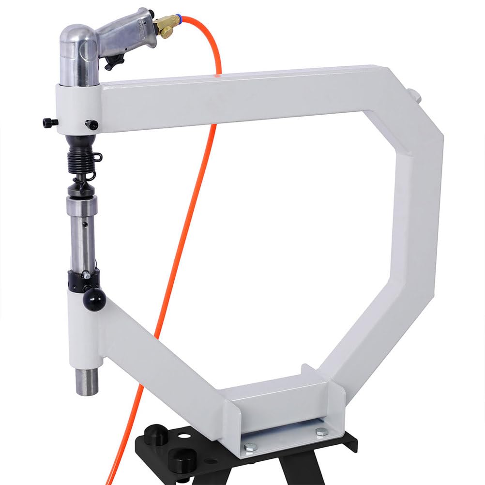 Pneumatic Planishing Hammer, 4" Throat Depth Metal Shaping Hammer with Foot Pedal & Steel Stand X874