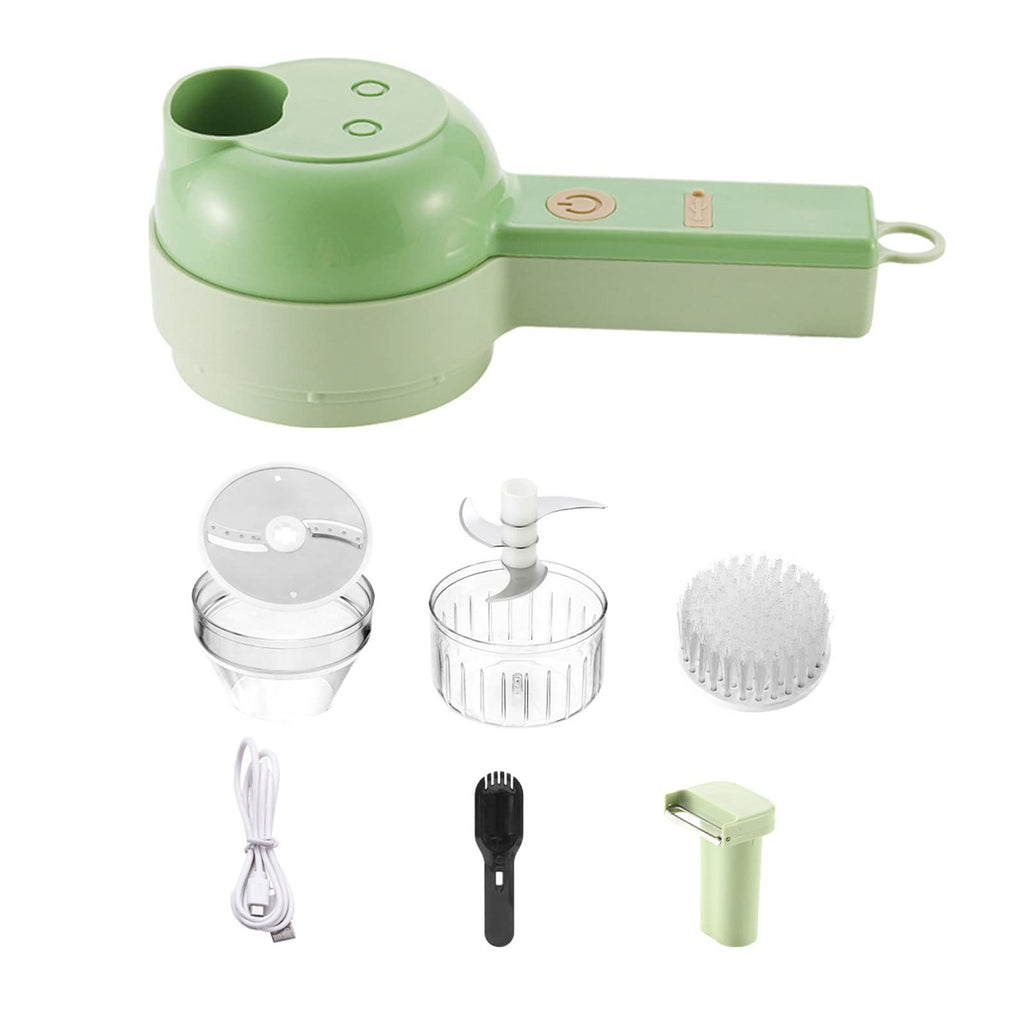 4 in 1 Cordless Electric Vegetable Cutter Set U5396