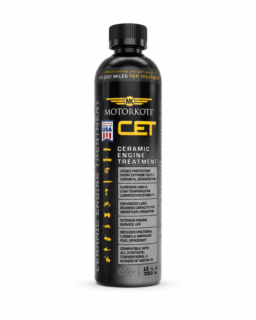 Ceramic Engine Treatment Oil Additive 12 oz J16159