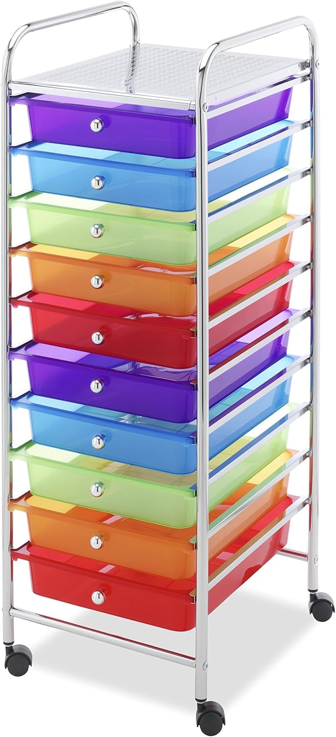 10 Drawer Rolling Craft Storage Cart C43333