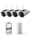 Solar Wireless Security Camera System B23581