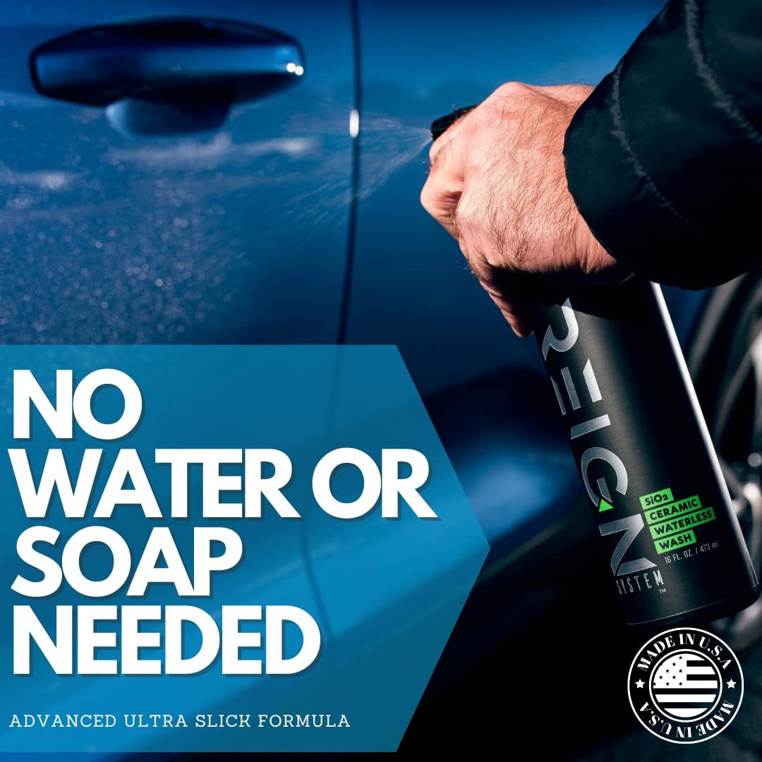 Ceramic Waterless Car Wash Spray with SiO2 Wax, 16 oz O96051