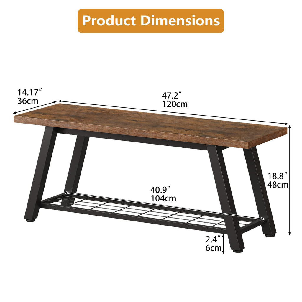 Storage Bench and Shoe Rack P24931