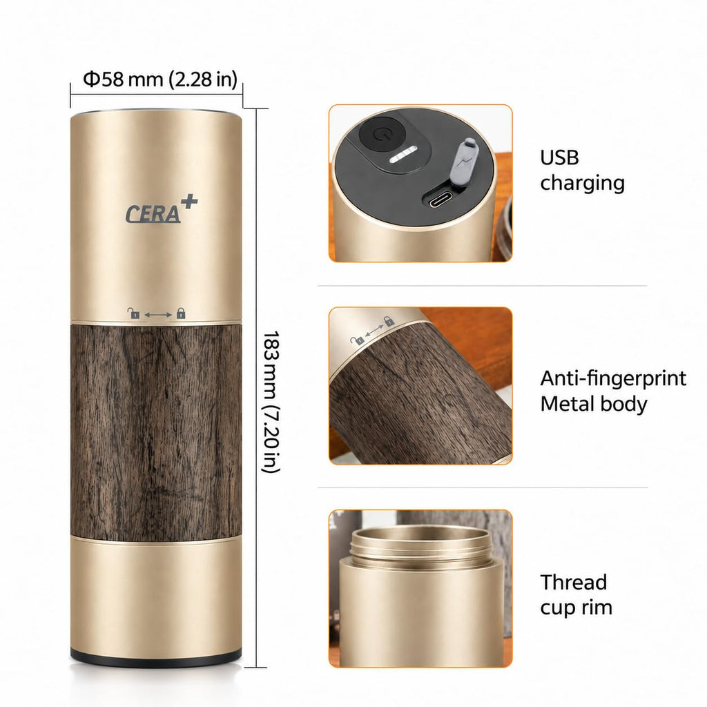 Portable Burr Coffee Grinder W2983