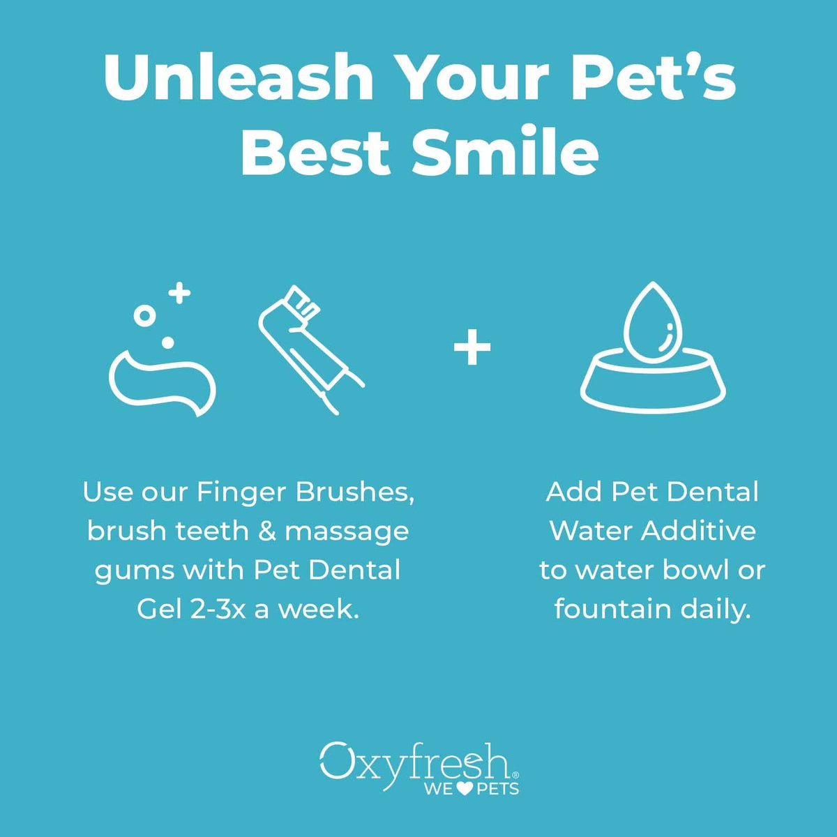 Pet Dental Kit 4oz Toothpaste + 16oz Water Additive K32855