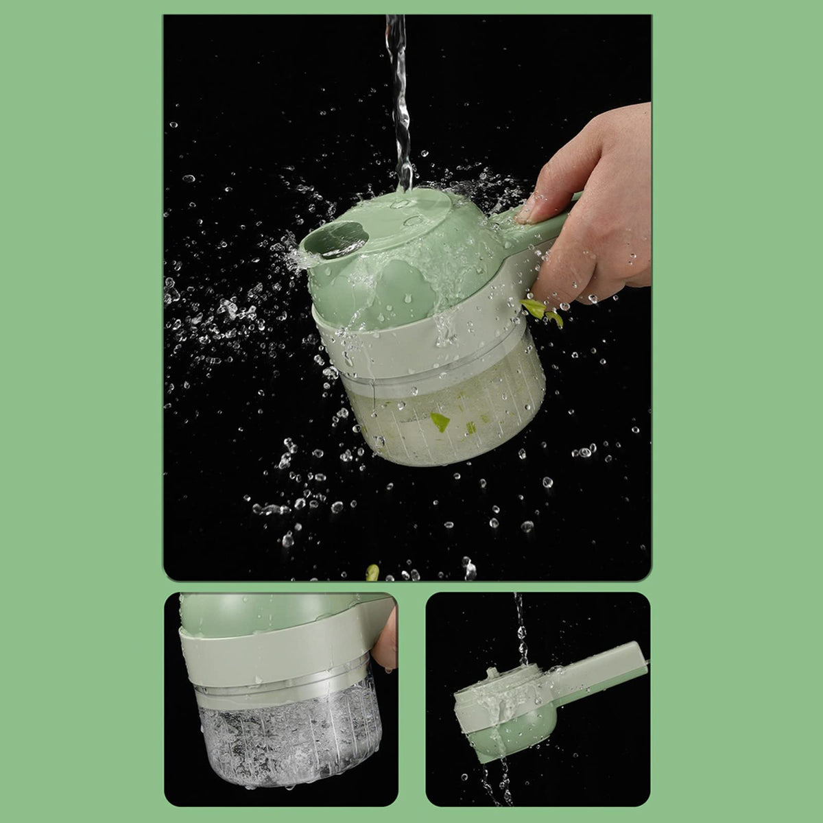 4 in 1 Cordless Electric Vegetable Cutter Set U5396