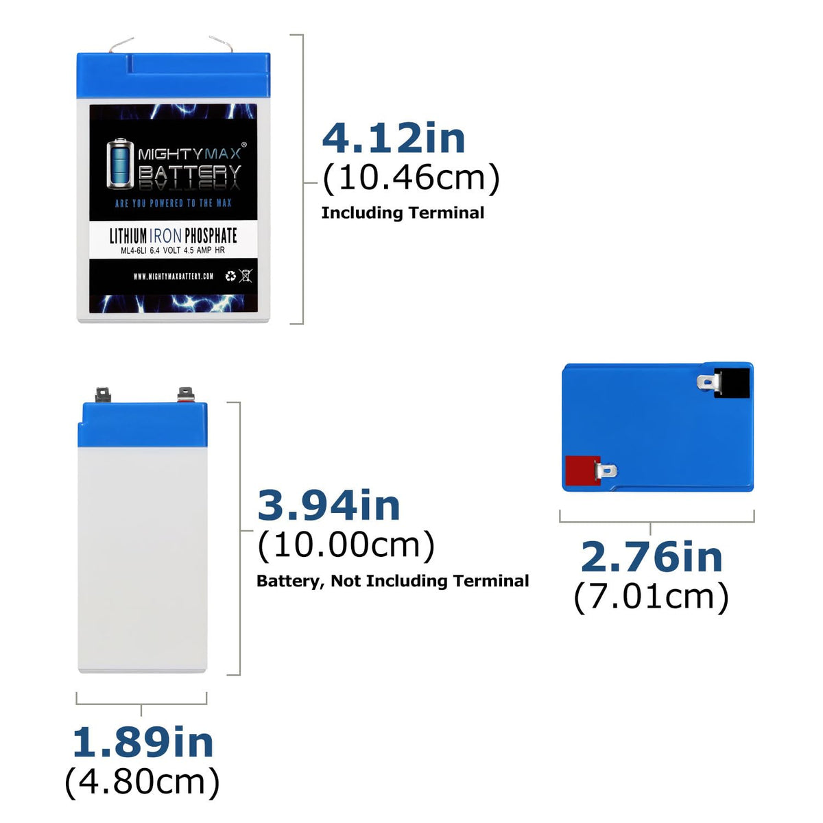 6V 4.5AH Lithium Replacement Battery F80283