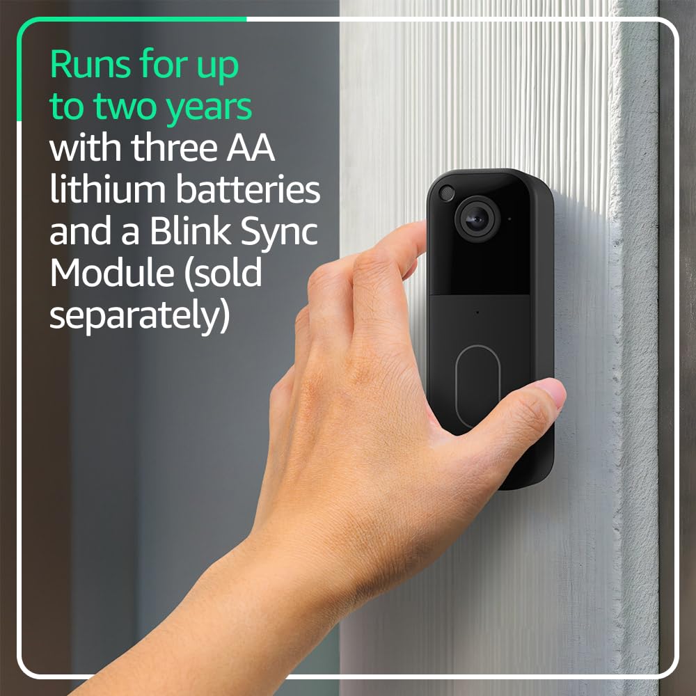 Black Video Doorbell P399
