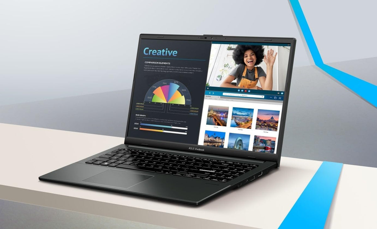 15.6" FHD Laptop Intel i3 8GB RAM 128GB Storage Windows 11 Black H580232