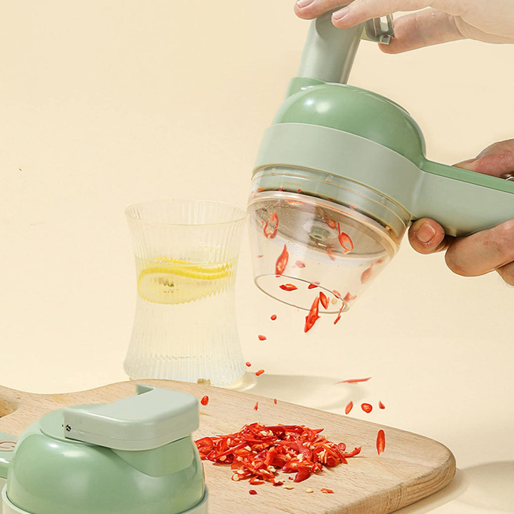 4 in 1 Cordless Electric Vegetable Cutter Set U5396