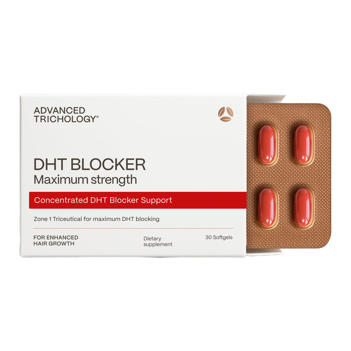 DHT Blocker Hair Growth Supplement with Saw Palmetto & Pumpkin Seed Oil W94980