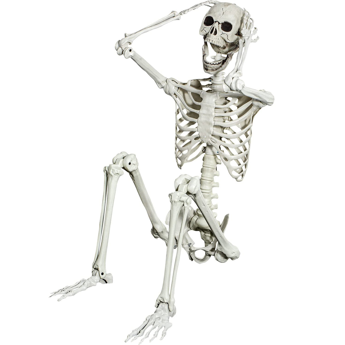 5.4ft Posable Full Body Skeleton with Movable Joints J40162