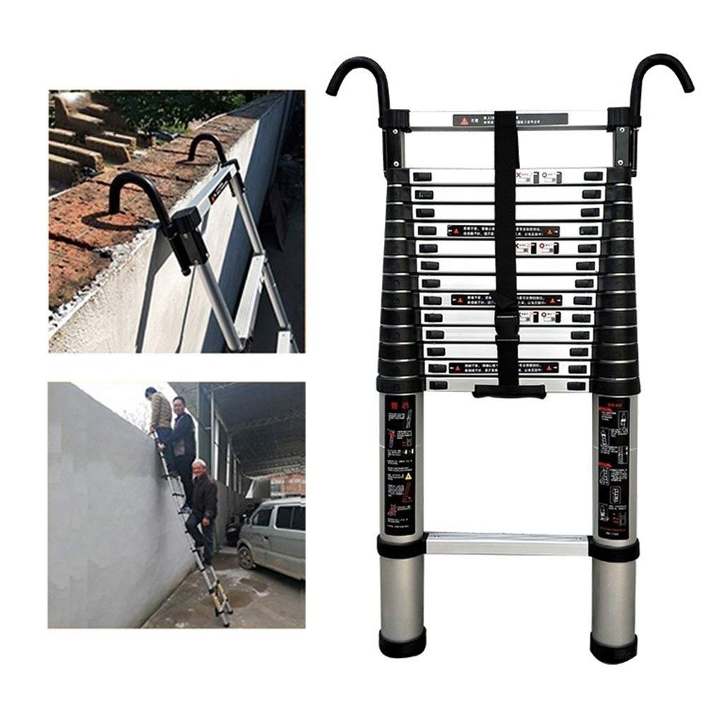 Aluminum Extension Folding Ladder, 330 Pound Capacity L9955