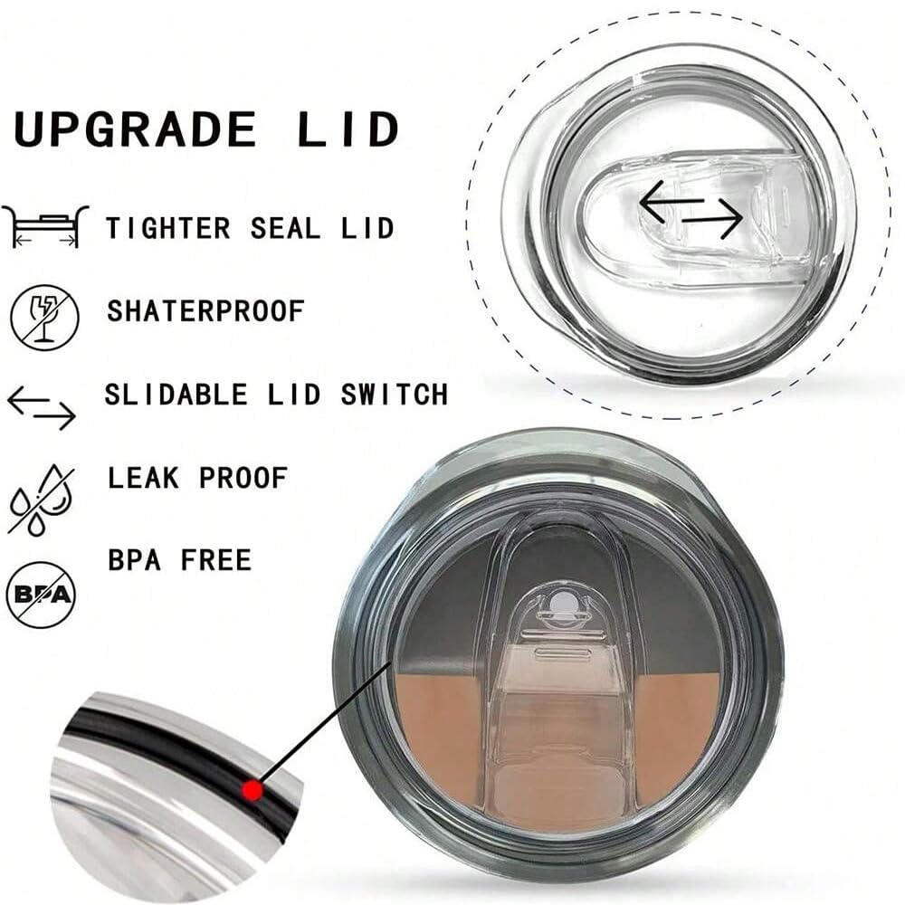 20oz Stainless Steel Insulated Tumbler with Lid & Straw X81951