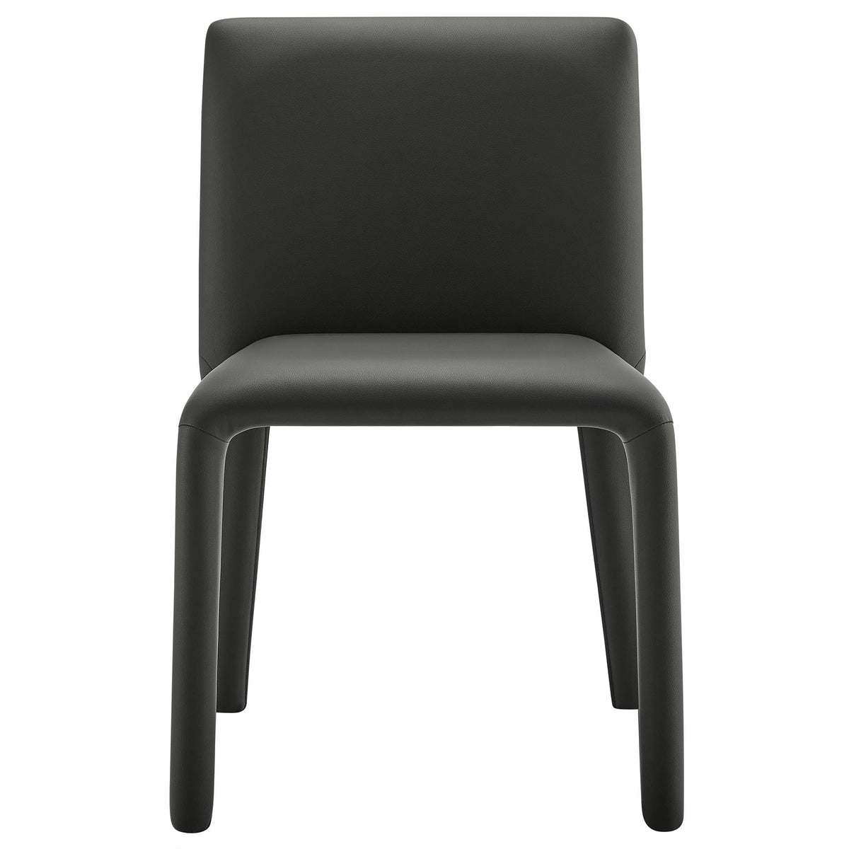 Black Faux Leather Dining Chair S482175