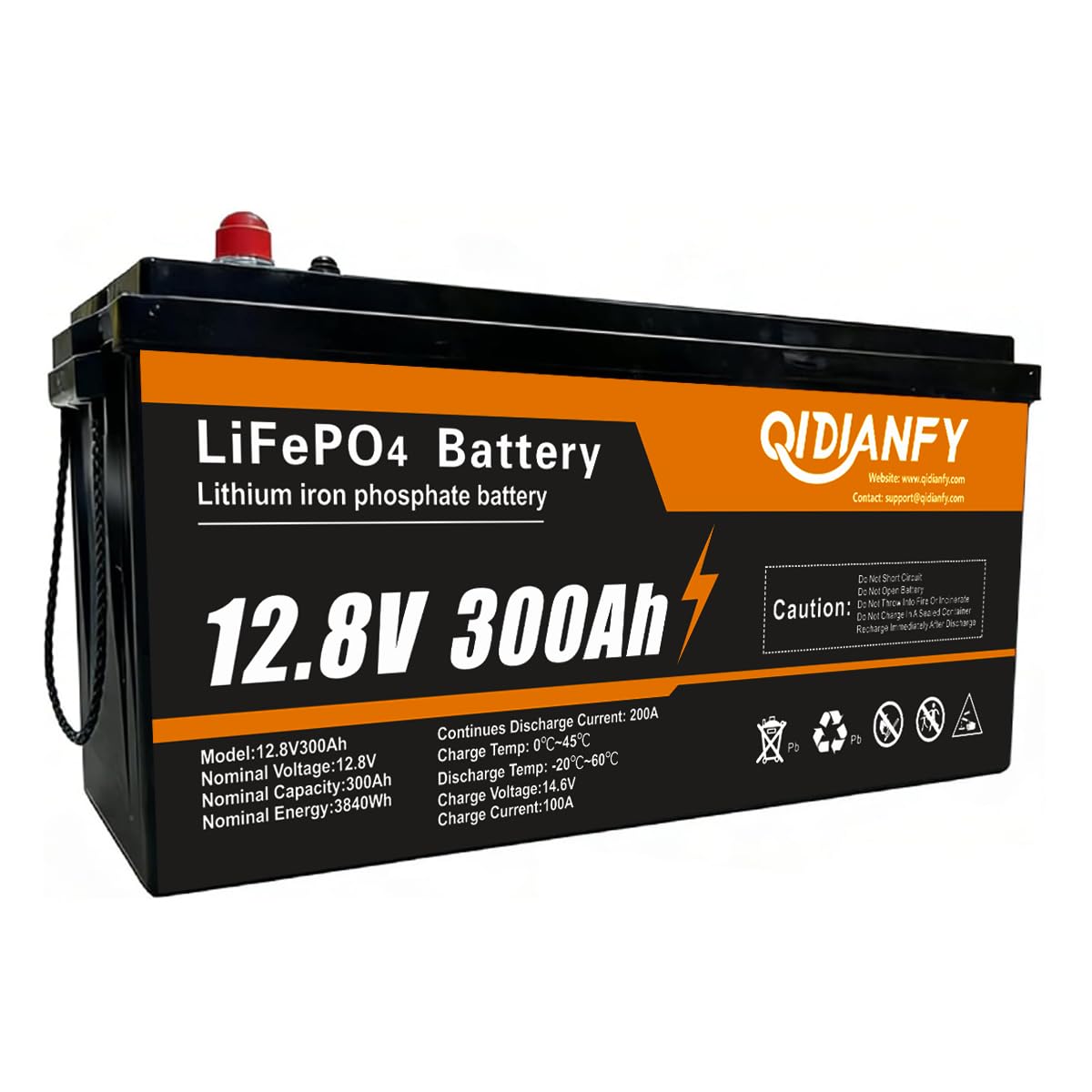 12V 300Ah Lithium LiFePO4 Battery V5957