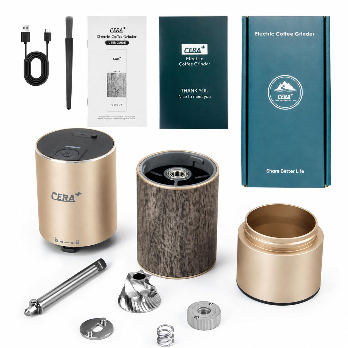Portable Burr Coffee Grinder W2983