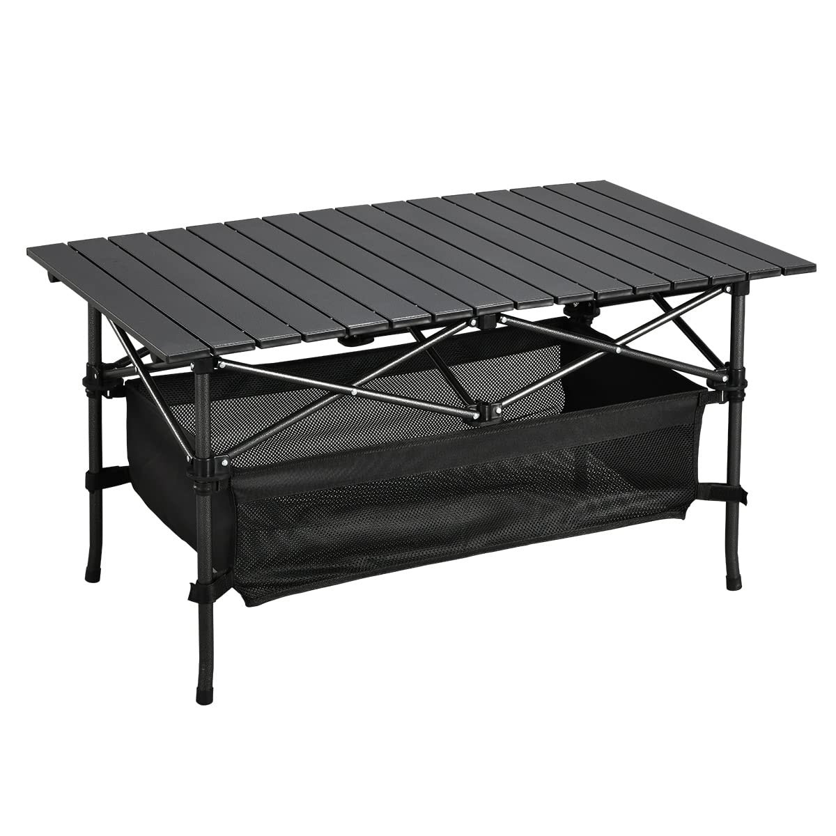 Lightweight Aluminum Folding Camping Table with Carrying Bag W368
