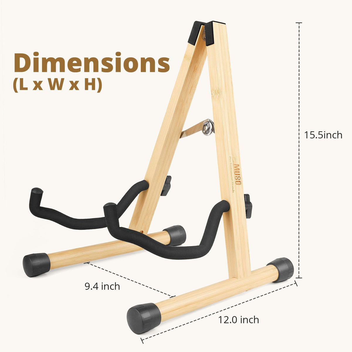 Foldable Wood Guitar Stand E8879