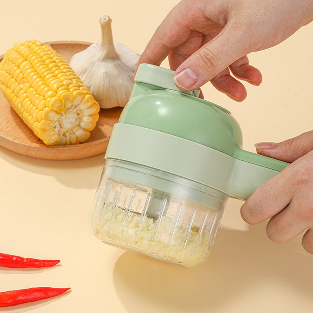 4 in 1 Cordless Electric Vegetable Cutter Set U5396