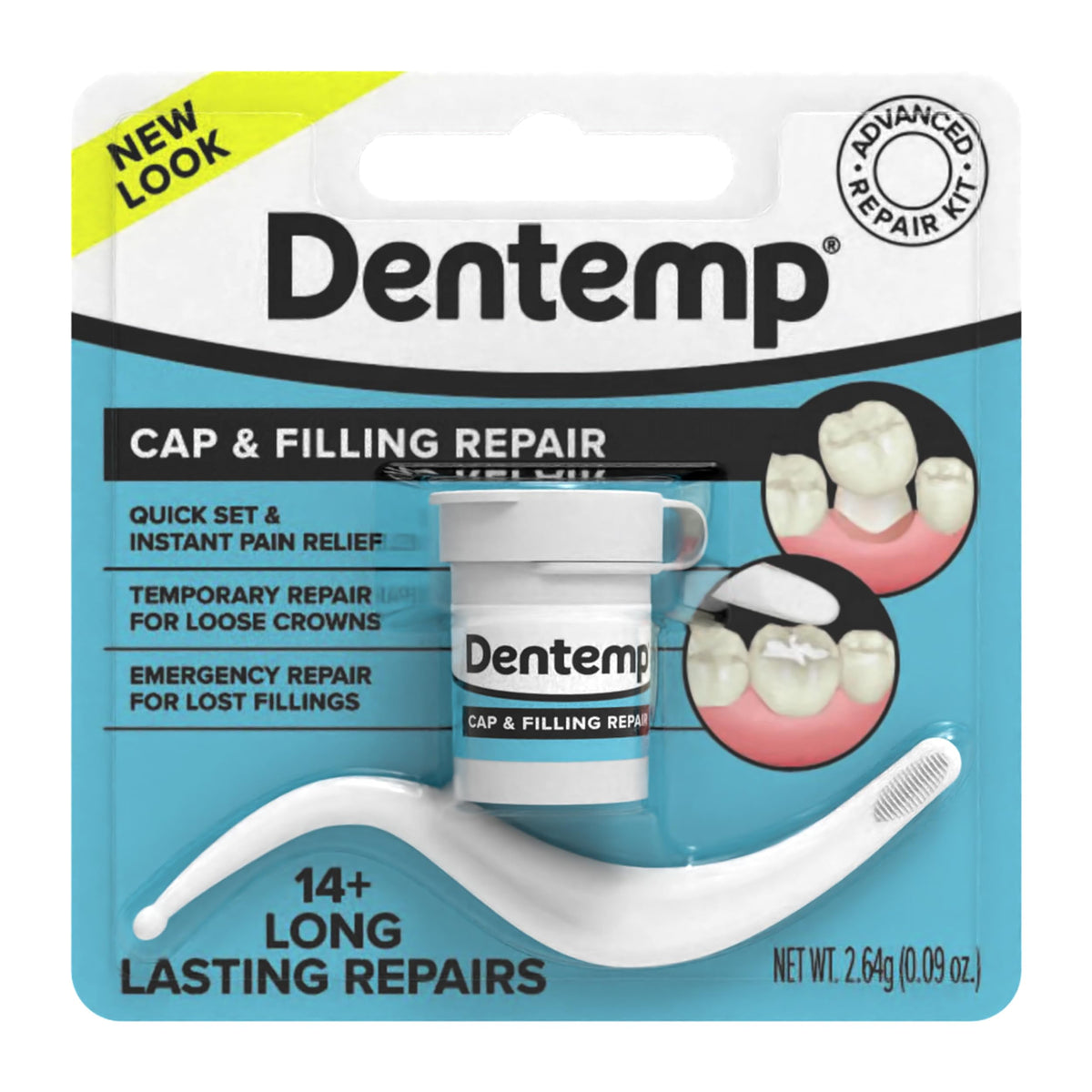 Loose Cap and Lost Filling Repair Dental Kit F175560