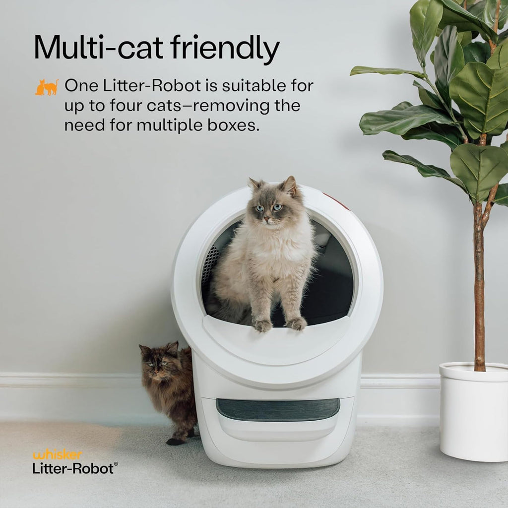 White Automatic Litter Box V26295