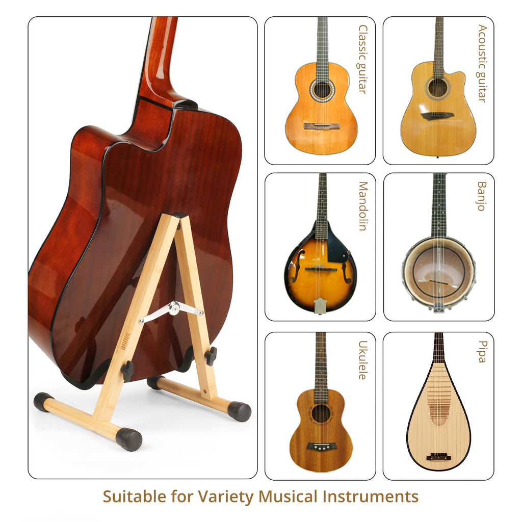 Foldable Wood Guitar Stand E8879