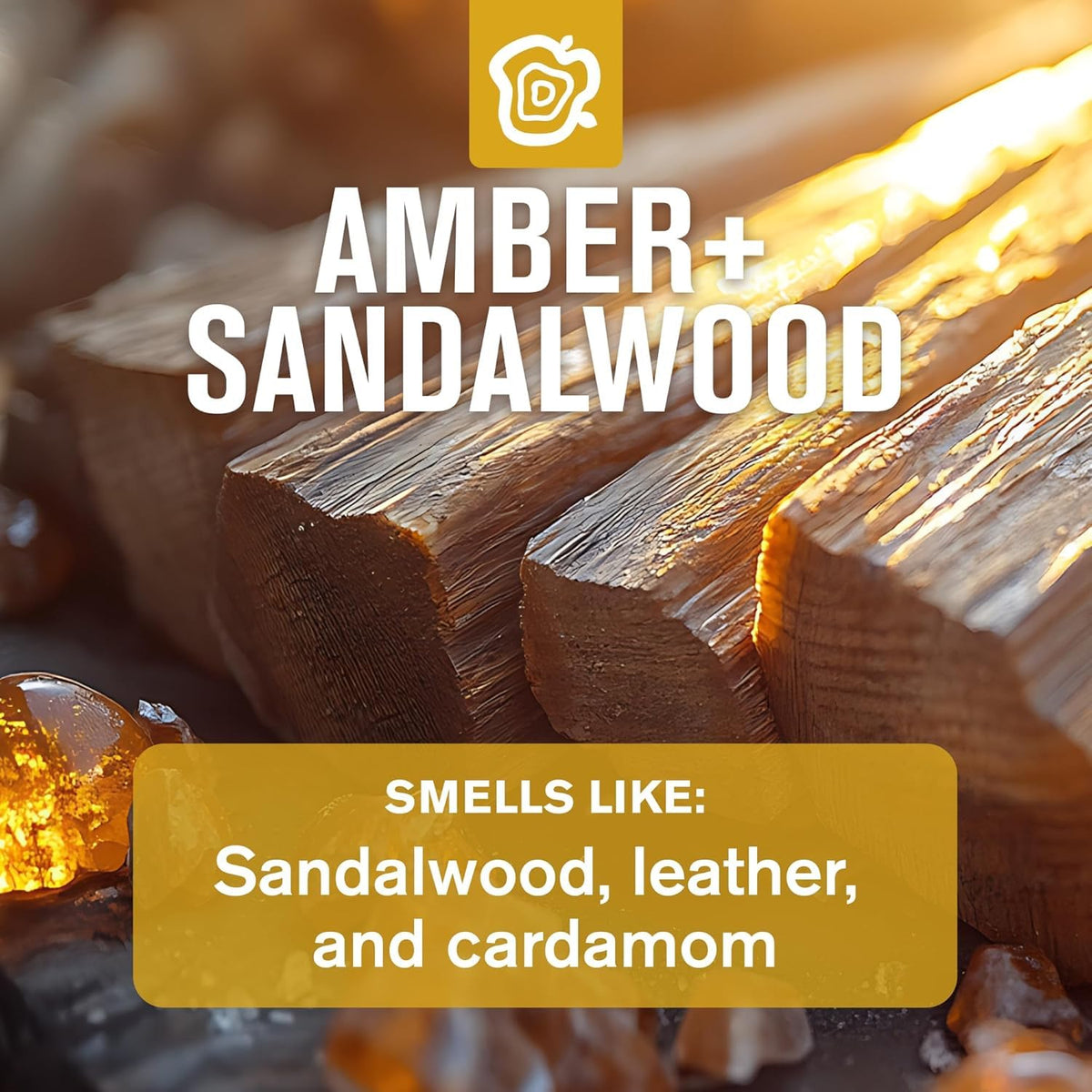 Amber Sandalwood Bath and Body Shower Gift Set M649481