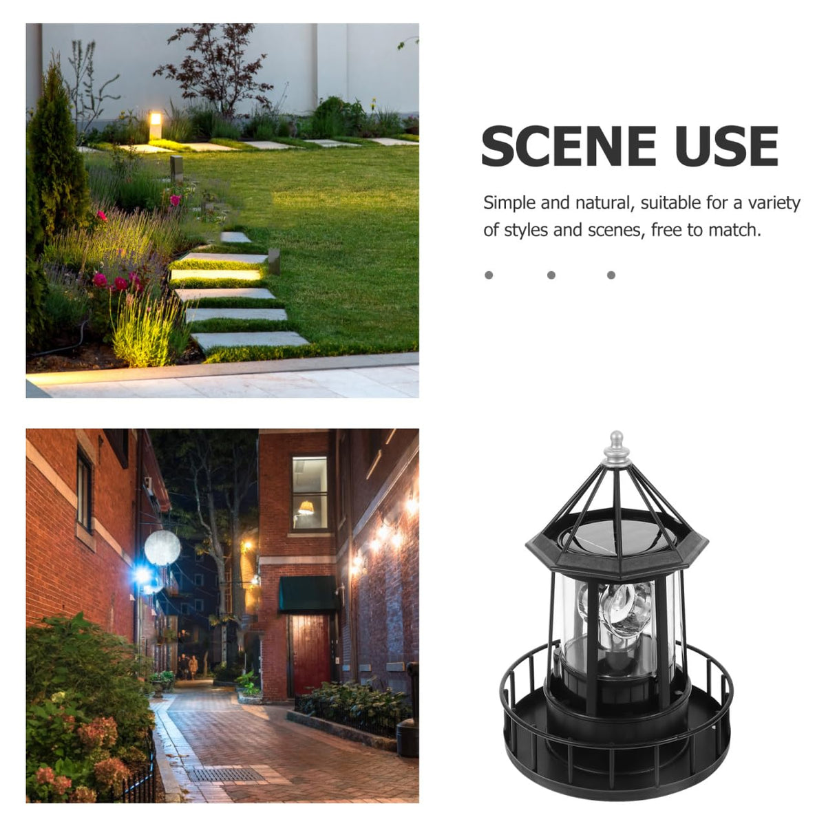 Solar Lighthouse Lamp S2079