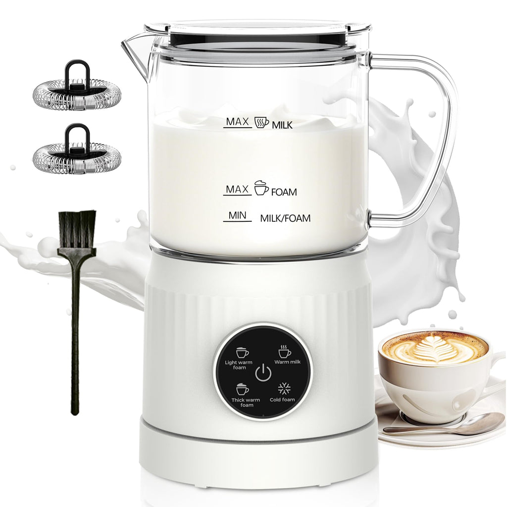 4-in-1 Electric Milk Frother and Steamer 13.52oz M689
