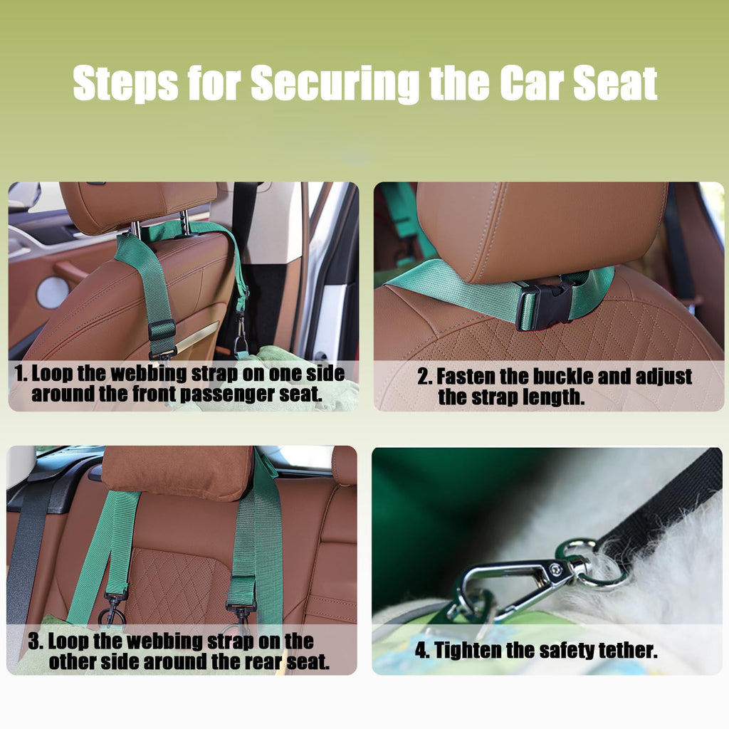 2-in-1 Dog Car Seat for Small Dogs A5356