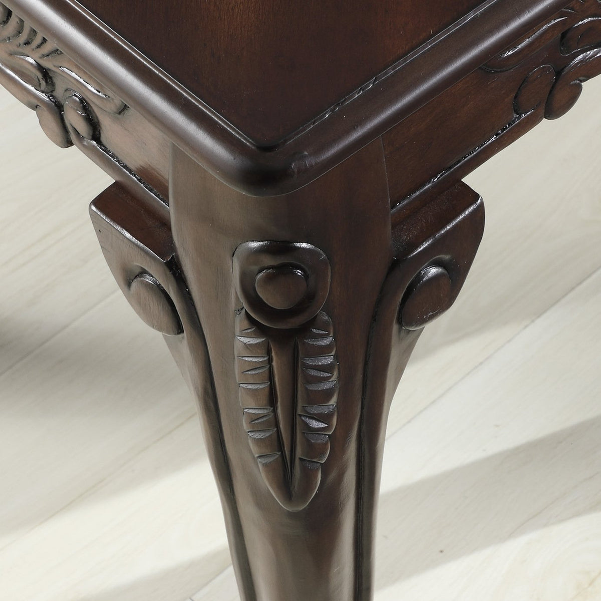 Wood End Table Dark Cherry C4020