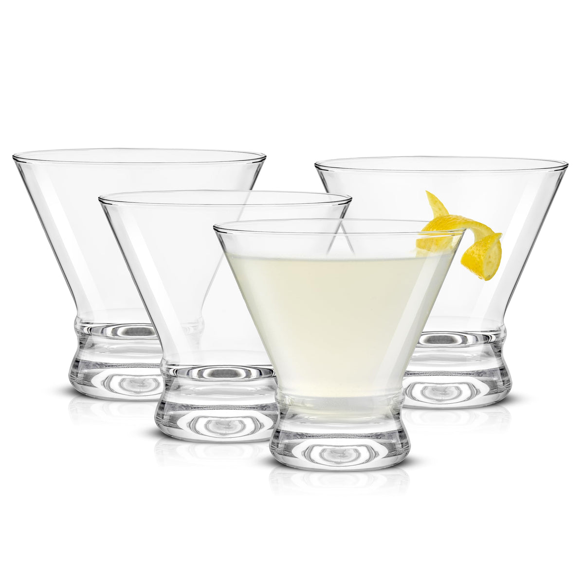 Stemless Martini Glasses Set of 4 O130