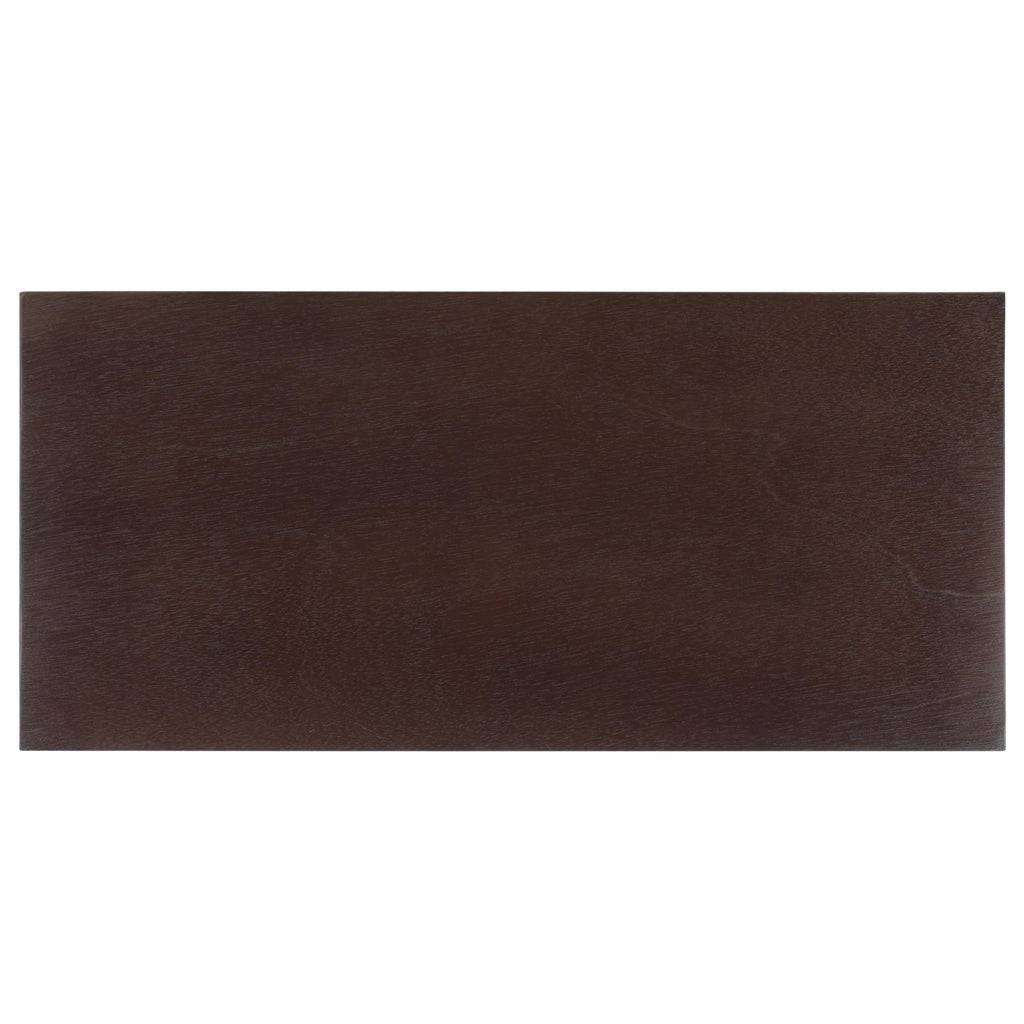 Dark Oak 2-Shelf 1-Drawer Console Table O80921