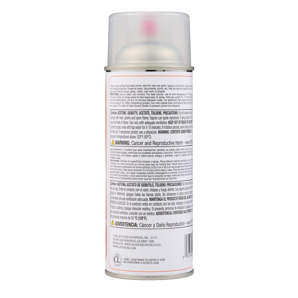Acrylic Sealer Spray, 12 ounce, Gloss J17810