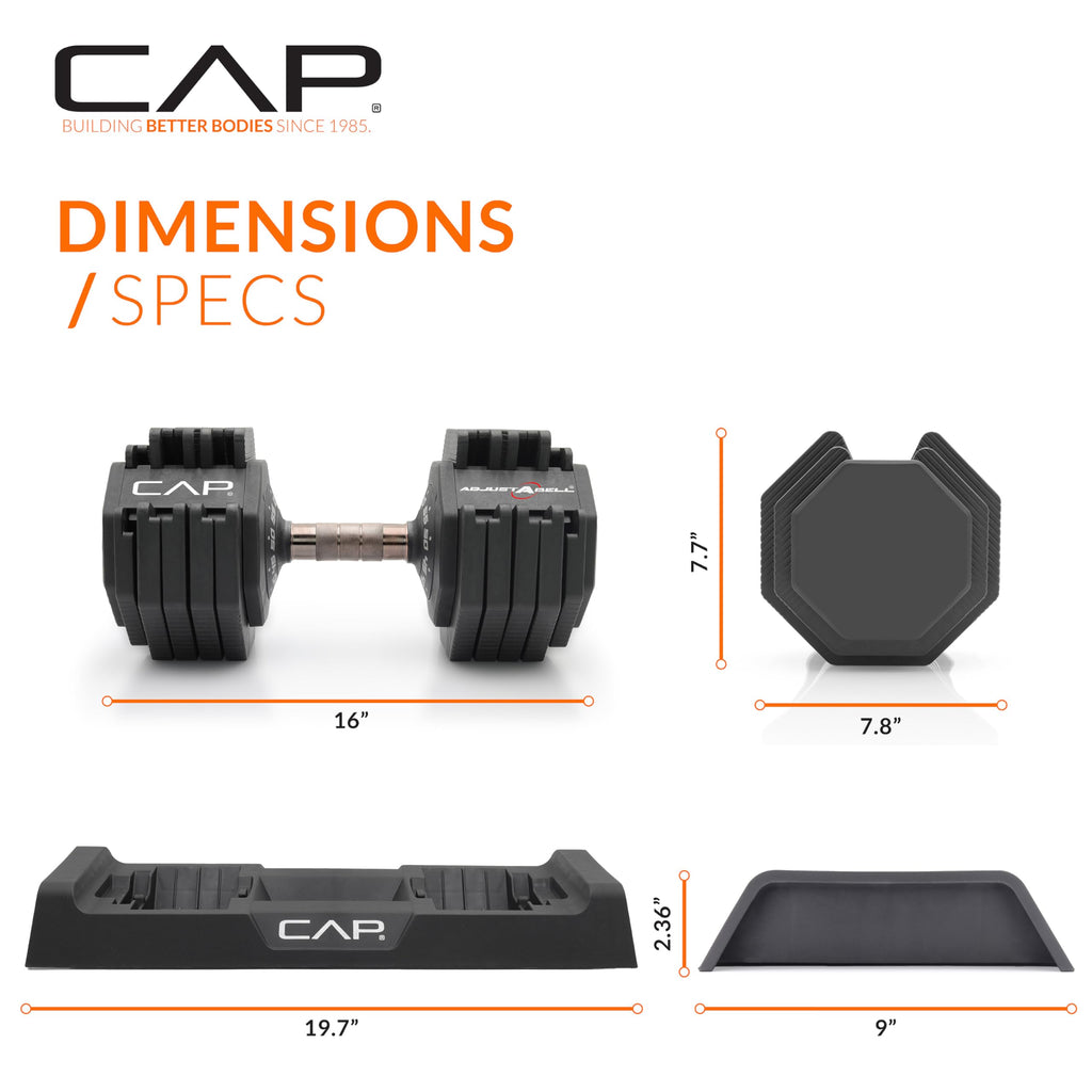 Adjustable Dumbbell Set 25 LB & 55 LB J85093