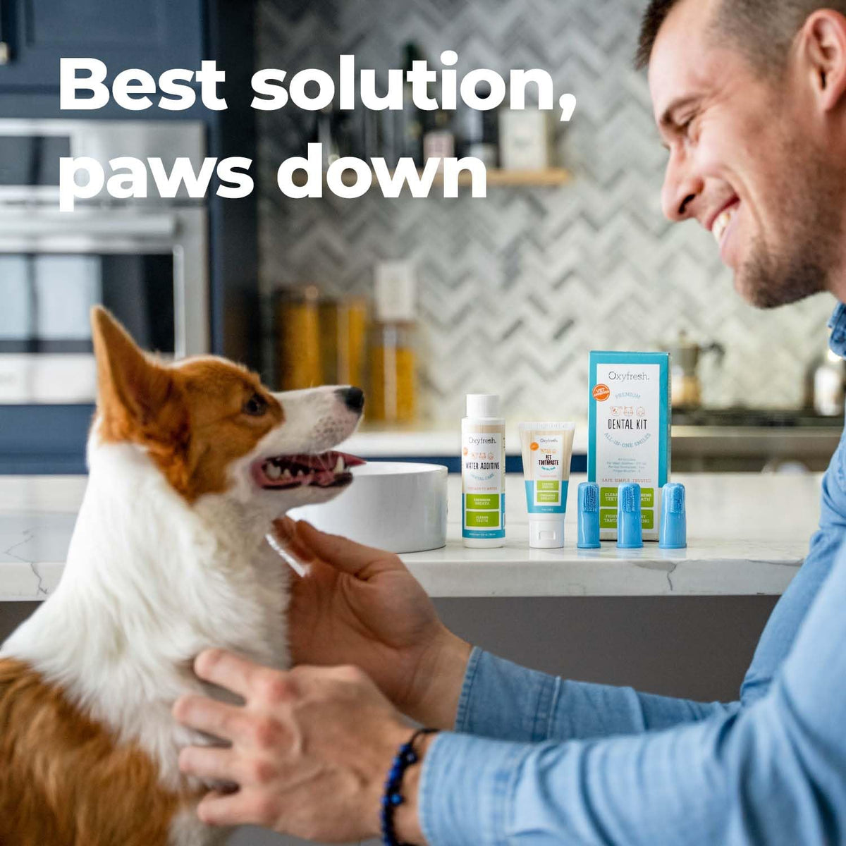 Pet Dental Kit 4oz Toothpaste + 16oz Water Additive K32855