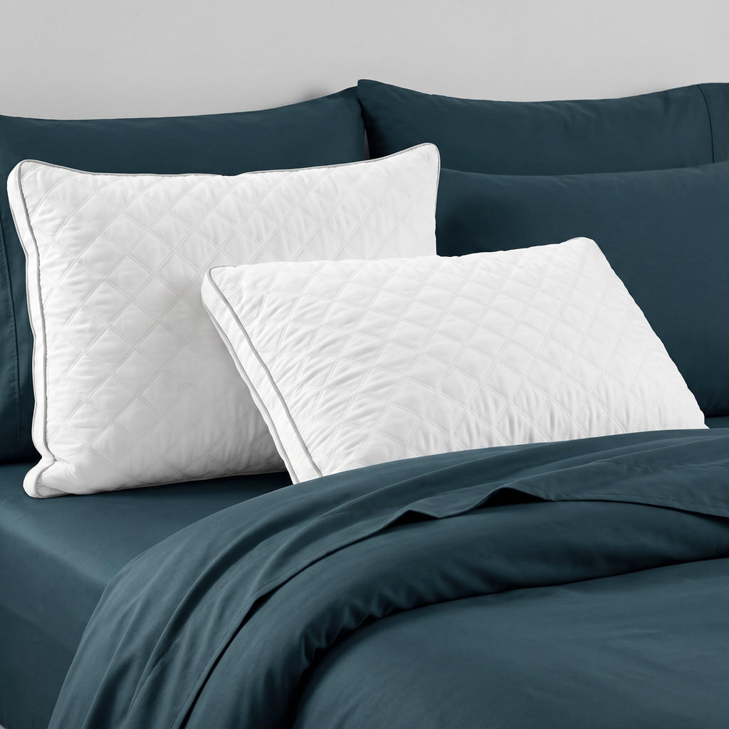 Set of 2 Quilted Down Alternative Bed Pillows King V345