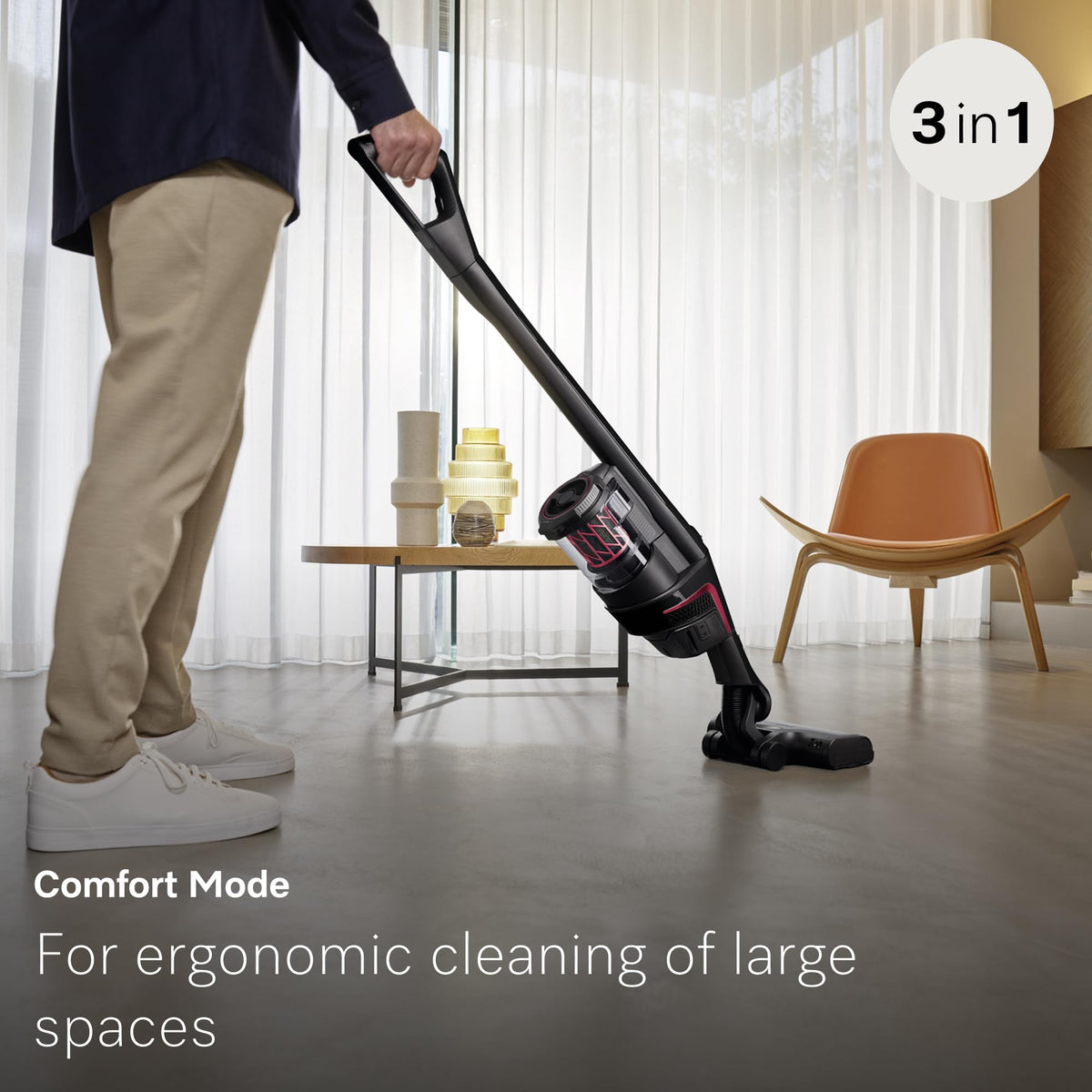 3-in-1 Cordless Stick Vacuum E618435
