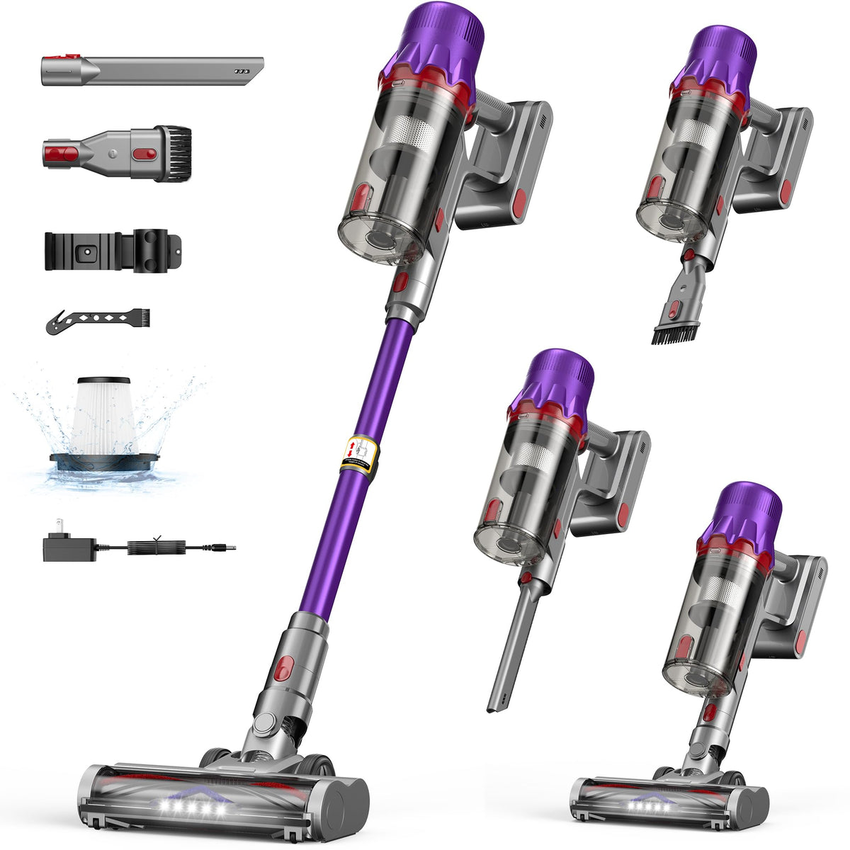 Cordless Stick Vacuum with HEPA Filter D1822