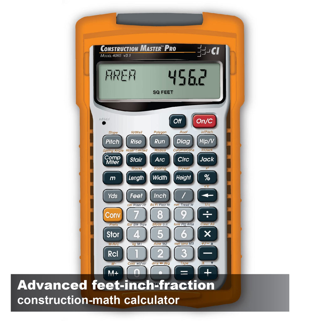 Construction Master Pro Calculator and Workbook N72739