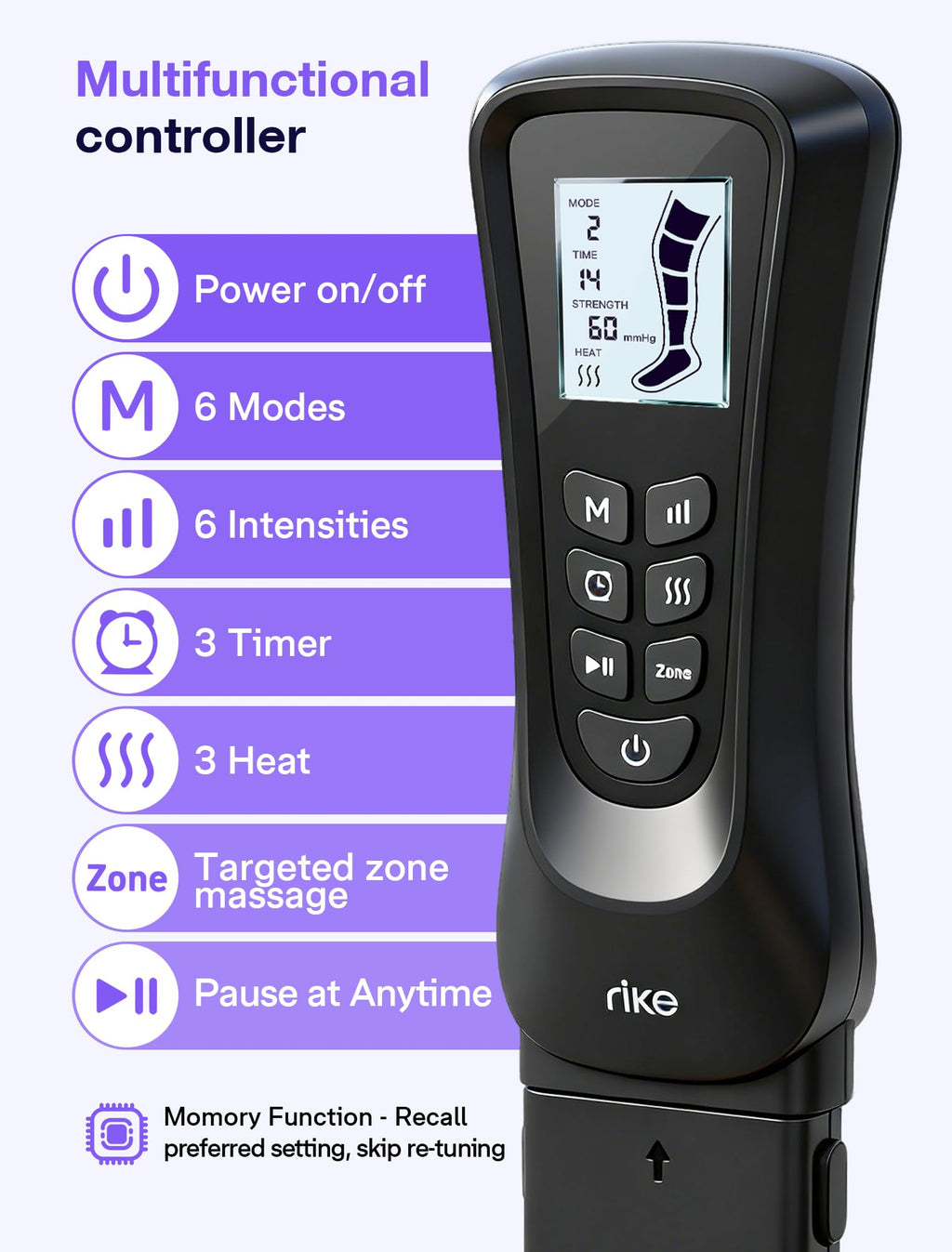 Leg Compression Massager with Heat S49473