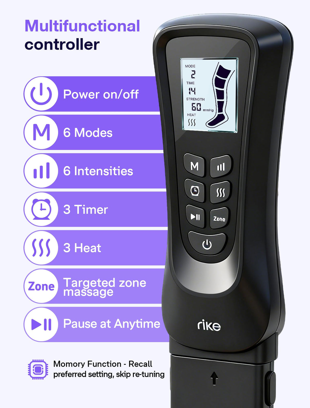 Leg Compression Massager with Heat S49473