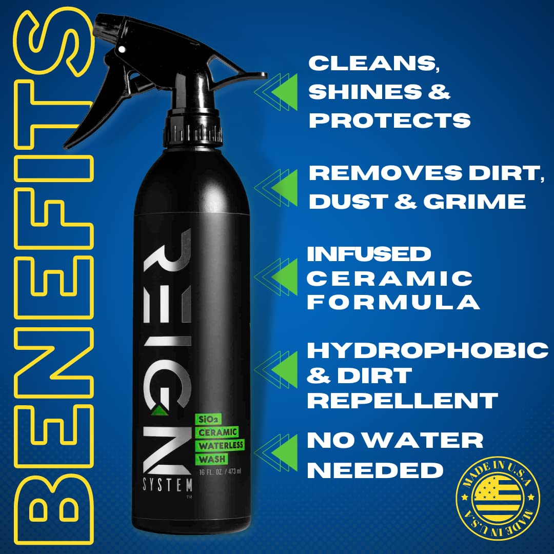 Ceramic Waterless Car Wash Spray with SiO2 Wax, 16 oz O96051