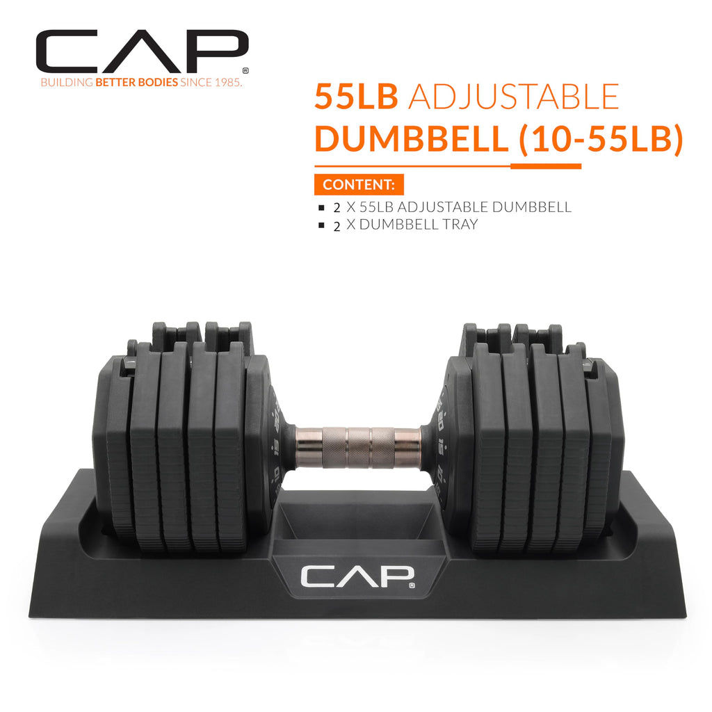 Adjustable Dumbbell Set 25 LB & 55 LB J85093
