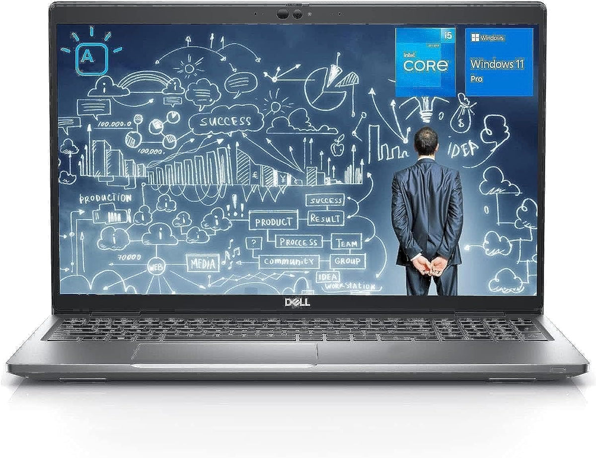 15.6" FHD Laptop Core i5 256GB SSD 16GB RAM Win 11 Pro Black B46240