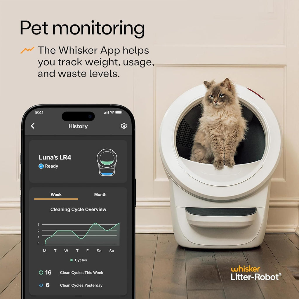 White Automatic Litter Box V26295