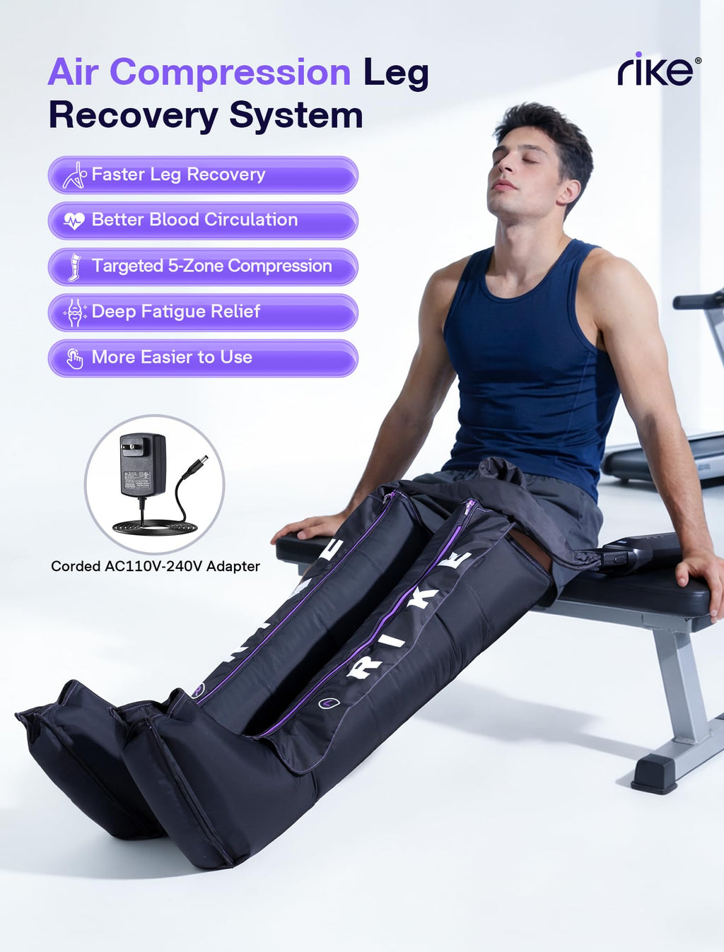 Leg Compression Massager with Heat S49473